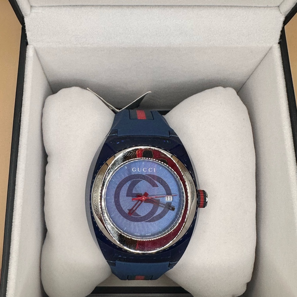 Gucci Men’s Watch - Blue Sports Watch NWT
